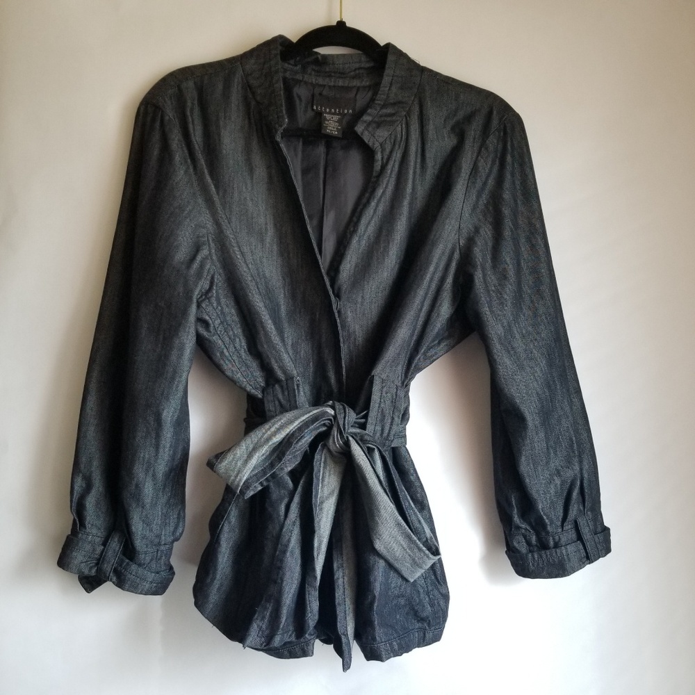 Attention Dressy Denim Jacket